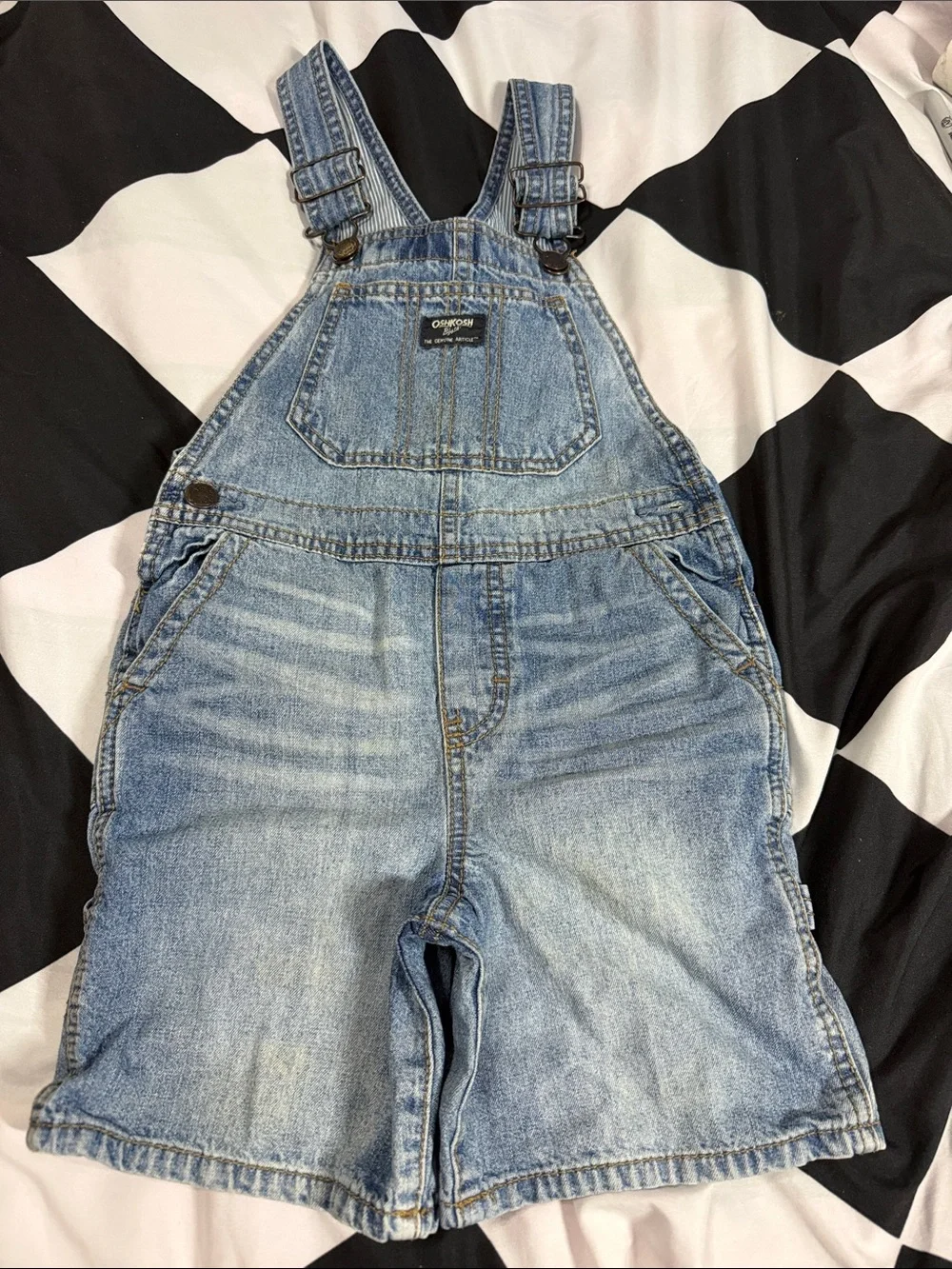 OshKosh B'gosh Light Blue Denim Shortalls